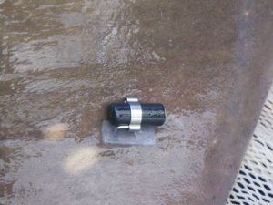 A Data Storage Tag which we attached to the skates to record depth every two minutes. © Cecilia Pinto