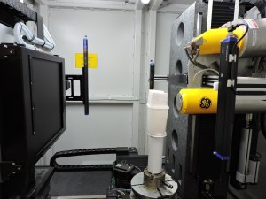 Industrial µCT scanner set-up at the CT-scanning facility, Stellenbosch University.