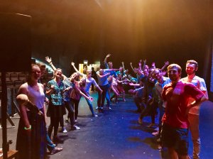 Exhausted but happy macroecologists just before the last dance. © Lewis Hou 