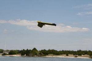 The eBee fixed wing drone used for our sea turtle surveys.